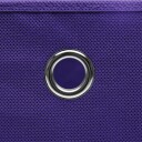 vidaXL Oppbevaringsbokser med deksler 4 stk 28x28x28 cm lilla