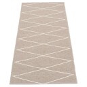 Pappelina Max matte 70x160 cm mud / vanilla