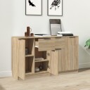 vidaXL Skjenker 2 stk sonoma eik 60x30x70 cm konstruert tre