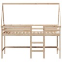  Køyeseng med stige og tak 90x190 cm heltre furu 3282108