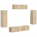  TV skap 5 pcs Sonoma eik