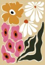 70"s Retro garden Plakat Plakat / 30x40cm