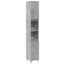  Baderomsskap betonggrå 30x30x190 cm konstruert tre 8721158444363