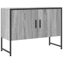  Servantskap grå sonoma 80x33x60 cm konstruert tre