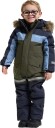 Didriksons Vinterdress   Bjärven   Deep Green   Didriksons   120   Vinterdress Armygrønn Lyseblå Marineblå