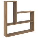 vidaXL Vegghylle Artisan eik 60 x 11 x 60 cm Konstruert tre