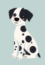 Spotted Puppy Plakat Plakat / 30x40cm