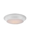 Utopia Large Flush Mount Plaster White