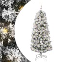  Kunstig sammensatt juletre med LED  stripelys 150 cm PVC
