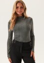 Pieces Pcsandra Ls Mockneck Top