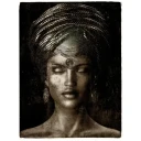 Artwood Veggdekor Glamour Girl Sepia 80 x 120 cm Artwood