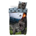 Licens Dinosaurer sengetøy 140x200 cm 100% bomull