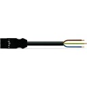 Tilkoblingskabel Ca. Hann/fri 3-polet 7M 3G1,5mm² sort, kode. EN