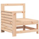  Hagesofa med armlene 69x62x70,5 cm heltre furu 844883