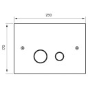 Tapwell Duo112 Betjeningsplate Geberit Oksiderende Kobber