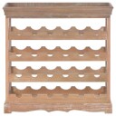 vidaXL Vinhylle brun 70x22,5x70,5 cm MDF