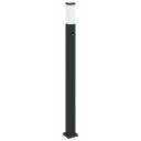 vidaXL Pullertlampe med sensor 110 cm svart IP44
