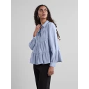 Y.A.S - Bluse yasPala LS Shirt - Blå