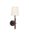 Visual Comfort Bryant Wrapped Sconce Bronze