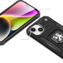 Pansret etui med fingerholder for iPhone 15 Plus Wozinsky Ring Armor - gull