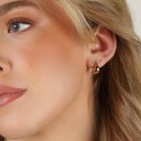 Snö Of Sweden Honey Drop Earring Gold 12mm