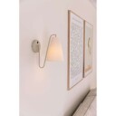 Globen Lighting Lou Vegglampe Bouclé Hvit/Beige