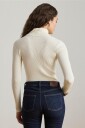 Lauren Ralph Lauren   Polohals  Stretch Cotton Modl Sweater Pullover   Natur