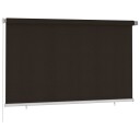 vidaXL Utendørs rullegardin 245 (B) x 140 (H) cm brun HDPE