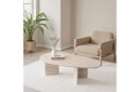 Zeyra Stuebord 139,5 cm - Travertin