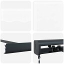 manuell uttrekkbar markise hvit 350x250 cm  markise utskiftbart stoff for 3,5x2,5 m ramme hvit