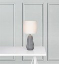 Nicci Bordlampe Grå/Hvit