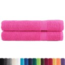  Premium håndklær SOLUND 2 stk rose 100x200 cm 600 g/m2