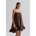 Malina Dame Kjoler Brun L,
