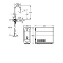 Grohe Blue Home Mono C startsett til blandebatteri (brushed chrome)