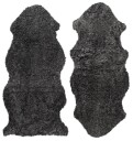 Skinnwille Curly fåreskinn 1,5 Dark Grey