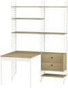 String kontor eik & beige Kombinasjon E