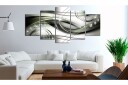 Bilde Glowing Green Wave 200x100 Artgeist sp. z o. o.