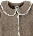 Müsli Cardigan   Ullfleece   Brown Melert   Müsli   104/110   Cardigan   Brun   104 110
