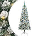  Kunstig sammensatt juletre med LED  stripelys 210 cm PVC