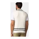 Brooks Brothers Herre Strikkevarer Hvit 2XL,