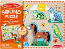 Melissa & Doug Pets Lydpuslespil 8 brikker