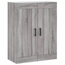  Veggskap grå sonoma 69,5x34x90 cm konstruert tre 8720845950439