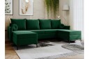 Knocklong 4 seters Hjørnesovesofa   Grøn
