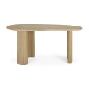 Ethnicraft Boomerang skrivebord lakkert eik 160x83 cm