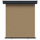 vidaXL Balkong Side Markise 117 x 250 cm 100% polyester jern stål