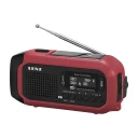 Senz Trail 2.Gen solar crank radio Rød