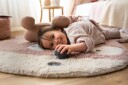 Woolable Miss Mighty Mouse teppe 120 x 120, rosa
