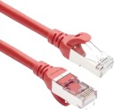 ACT Nettverkskabel Cat6A S/FTP TPE RJ45 Ultrafleksibel 15 m Rød
