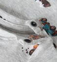 Name It Body I/e   NBMOZIAS   Light Grey Melange   Name It   1½ år (86)   Langermet Body   Grå