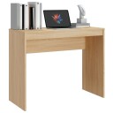 vidaXL Skrivebord sonoma eik 90x40x72 cm sponplate
